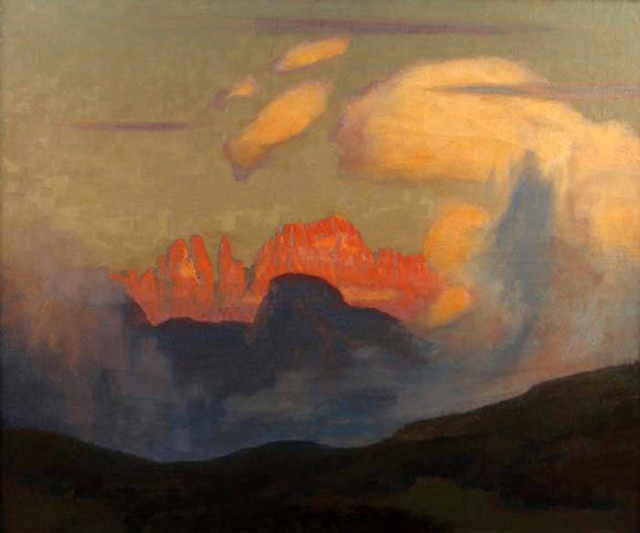 Evening Glow-Rosengarten